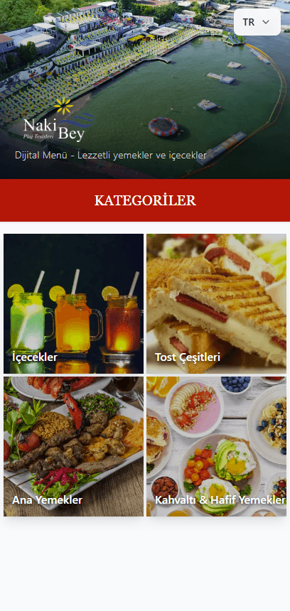 QR Menü Türkçe